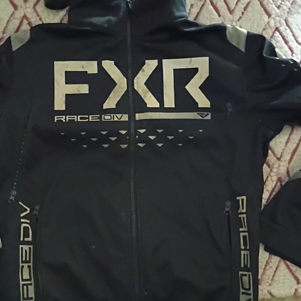 FXR Black Jacket with Gray Accents